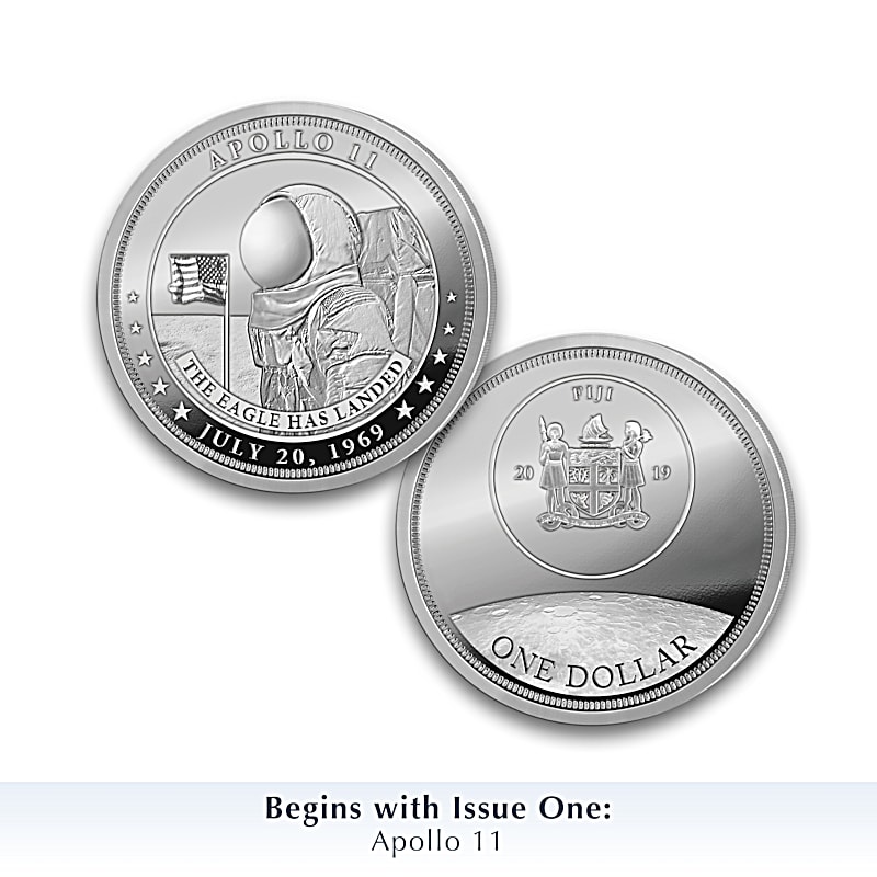 The Apollo 11 Anniversary Legal Tender Silver-Plated Dollar