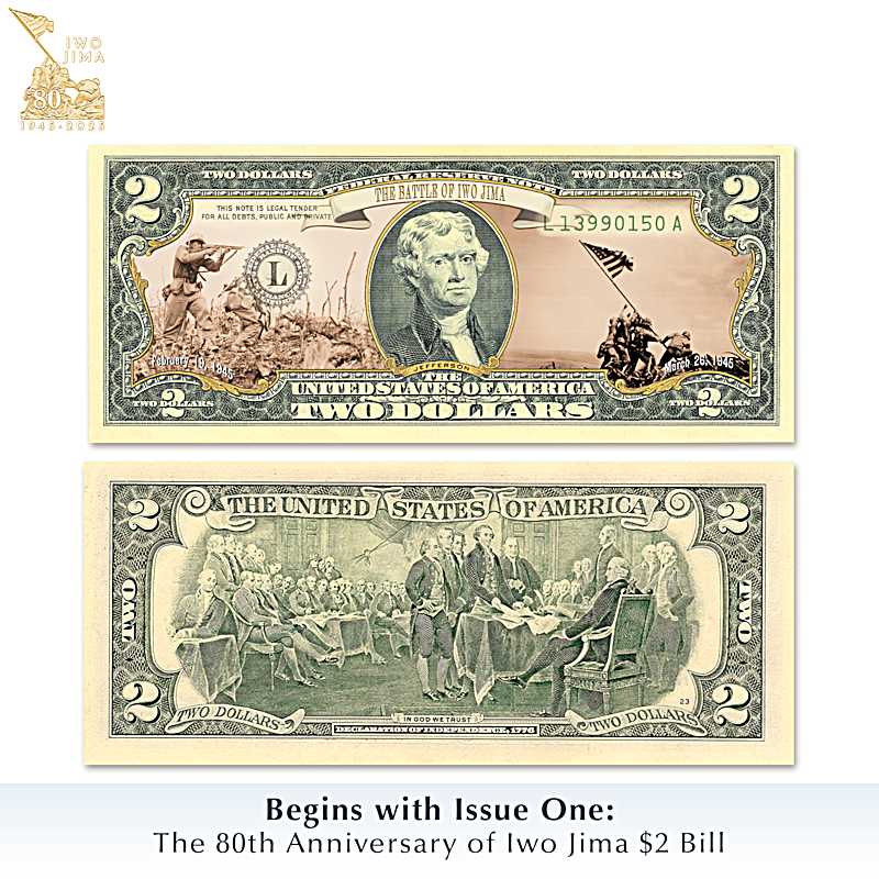 The All-New World War II Legal Tender $2 Bills Currency