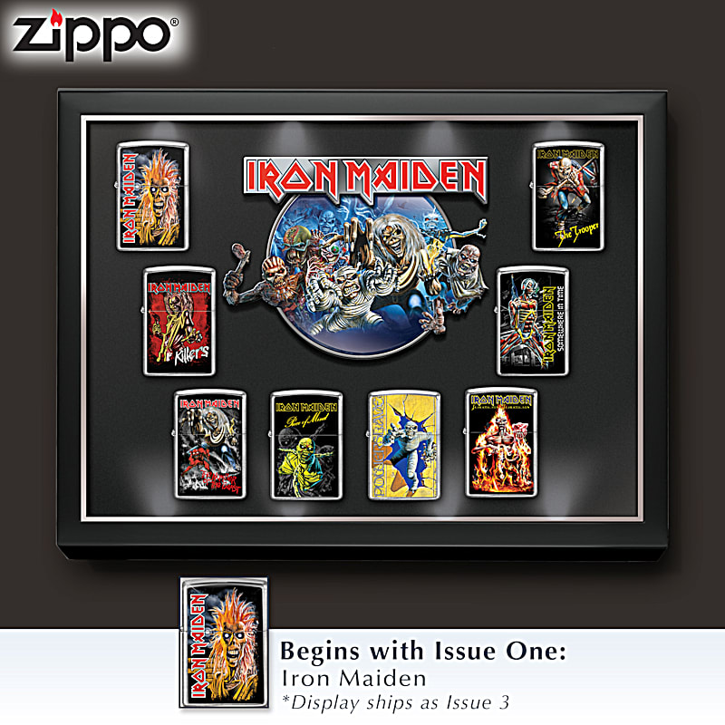 アイリッシュセッター IrishSetter2000 Zippo Iron Maiden Eddie Design Street Chrome Windproof Lighter