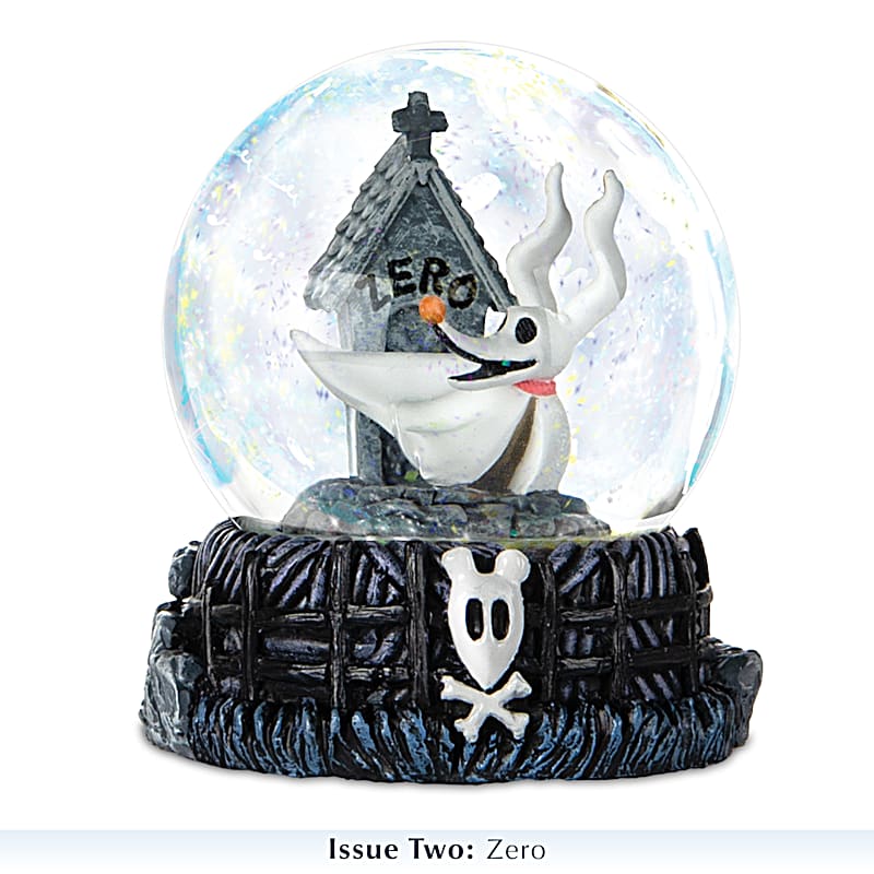 The Nightmare Before Christmas Glitter Globes With Display
