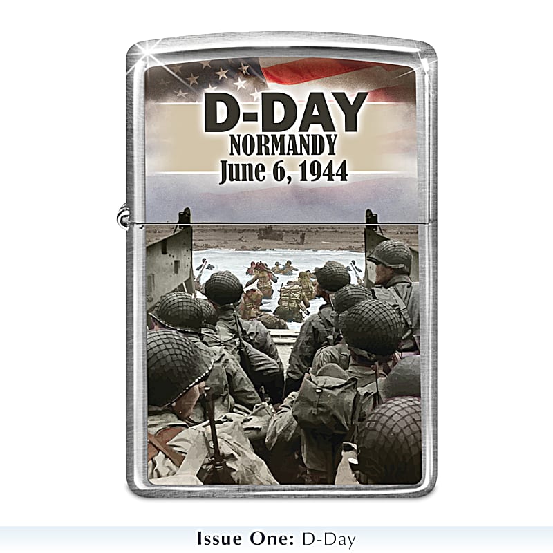 Zippo® Lighters Featuring Real WWII Battle Photos And Comes