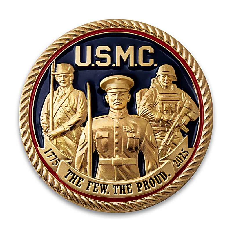 USMC 250th Anniversary Tribute Challenge Coin Collection