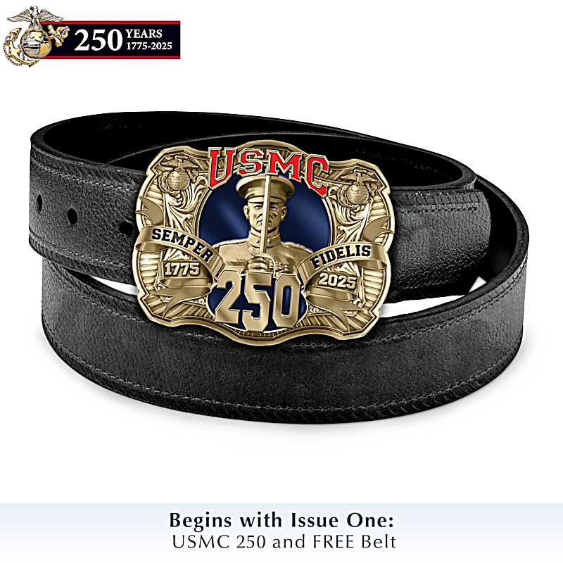 CULTURE BANK / ミリタリー / size S / 42-26 U.S. Marine Corps Metal Belt Buckle Collection With Enamel