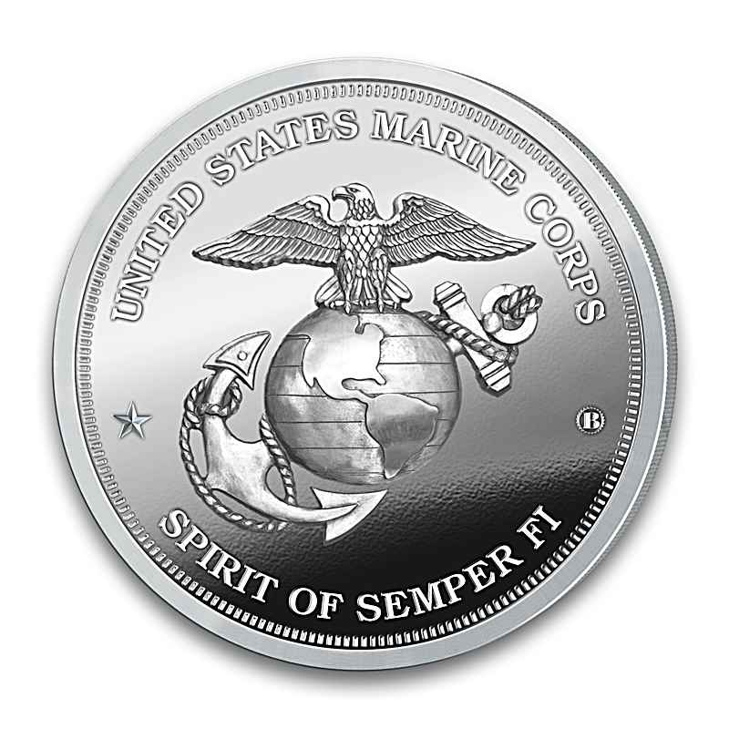 希少　AUGUST 10th MEMORIAL Limited Edition 250th Anniversary Of The U.S. Marine Corps 99.9% Silver