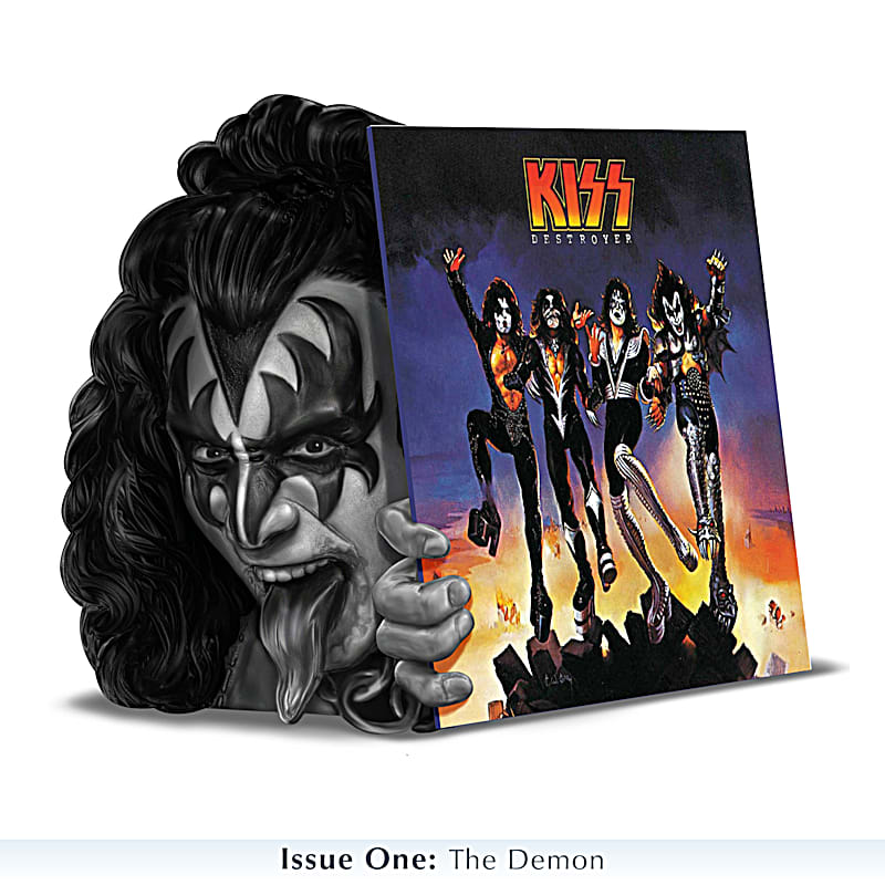 KISS Sculptures With Replicated Full-Color Album Art