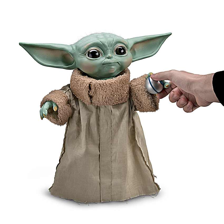 STAR WARS Mandalorian Grogu フィギュア STAR WARS 1:1-Scale 15.5 Tall Hand-Painted Grogu Portrait Figure