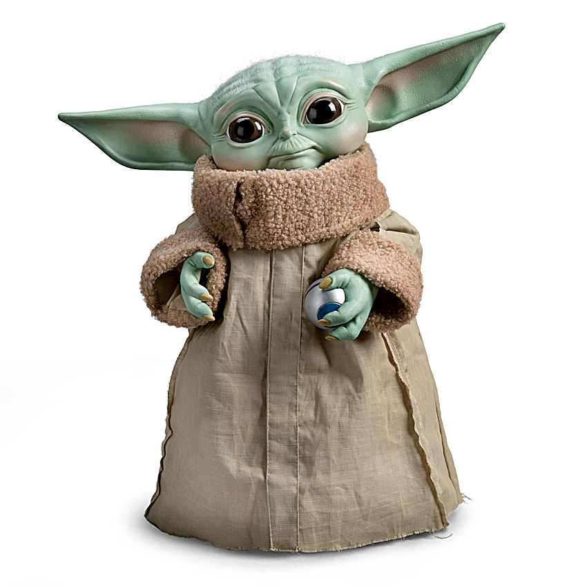 STAR WARS 1:1-Scale 15.5 Tall Hand-Painted Grogu Portrait Figure