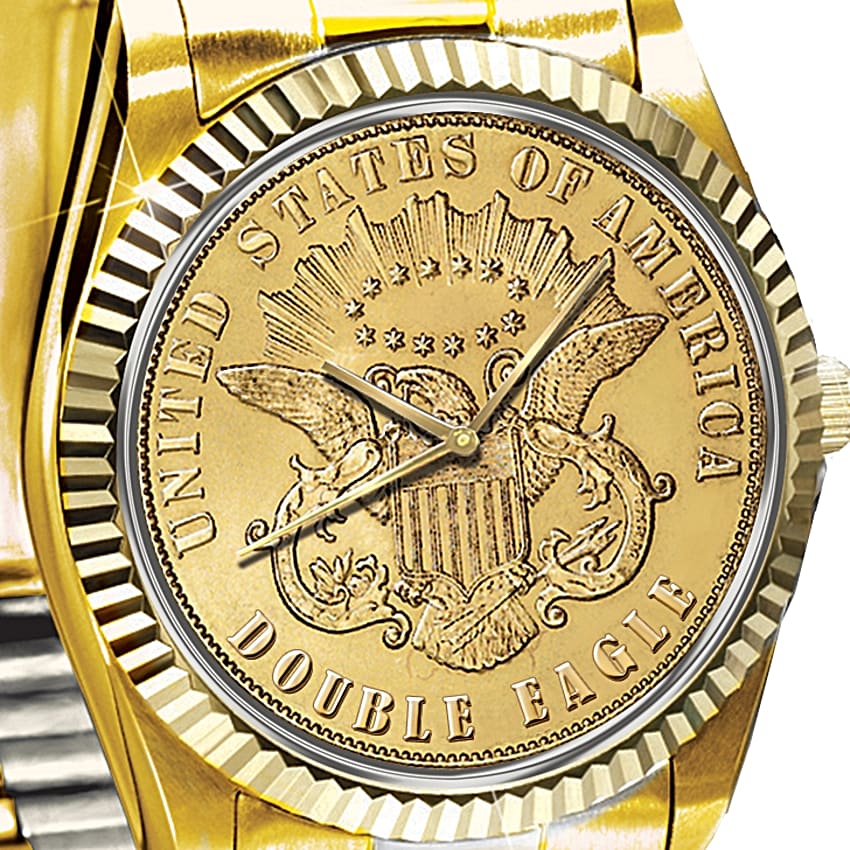 Mens Watch: The 1849 $20 Eagle Proof Mens Watch display picture 3