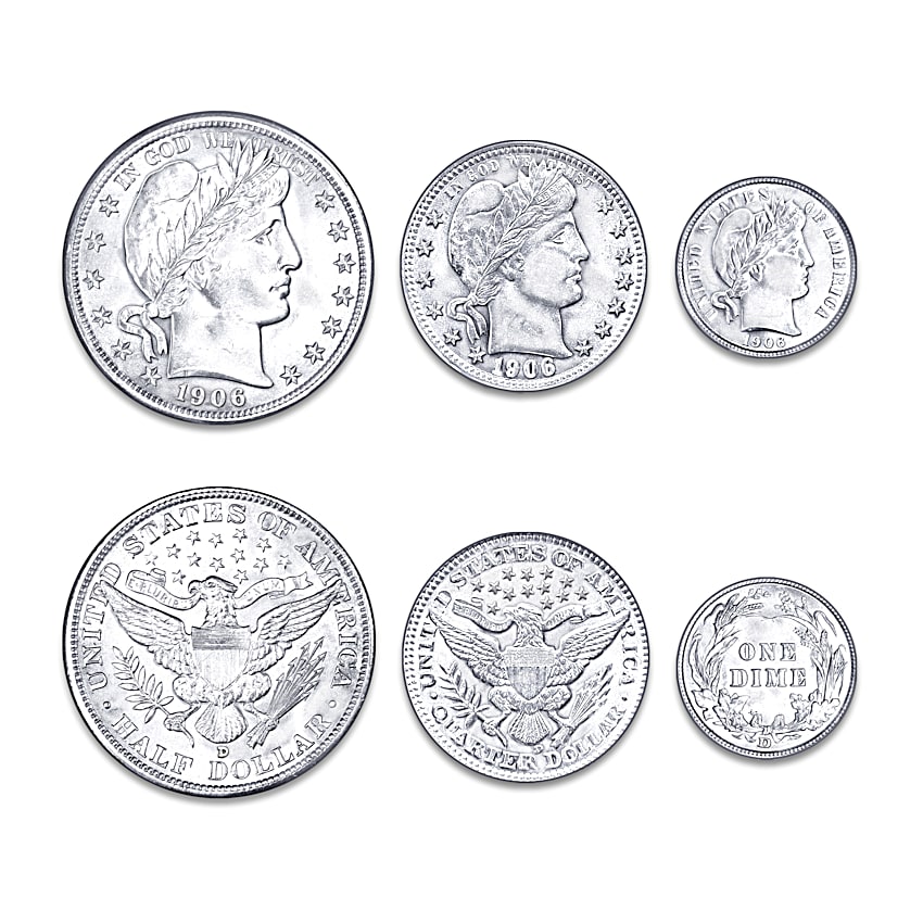 Coins: The First Ever Denver Mint Silver Coins Set