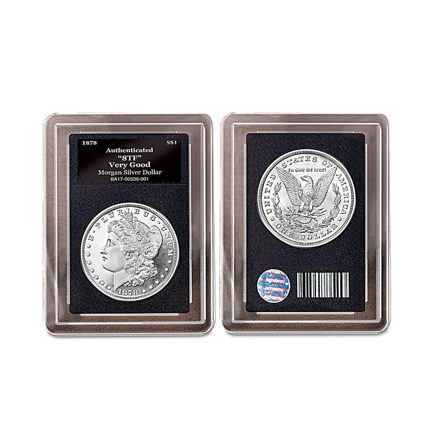 The First-Ever 1878 Eight Tail Feather Error Morgan Silver Dollar Coin