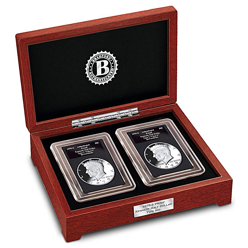 アメリカ銀貨セット ケース入り The 1979-S Variety Kennedy Mint Proof Half Dollar Type Coin Set