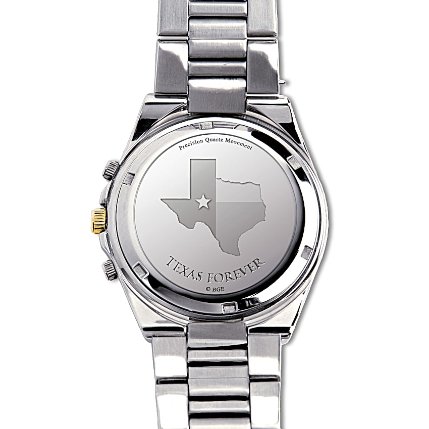 Texas Lone Star Diamond Mens Watch