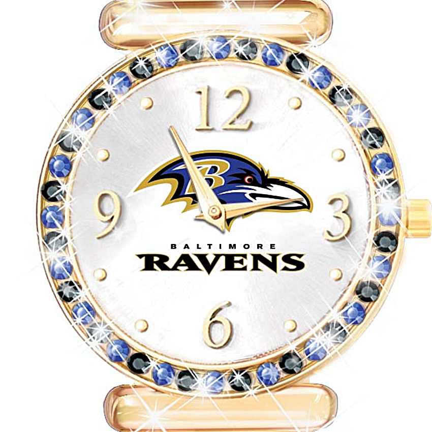 Watch: My Baltimore Ravens Ultimate Fan Womens Watch display picture 1