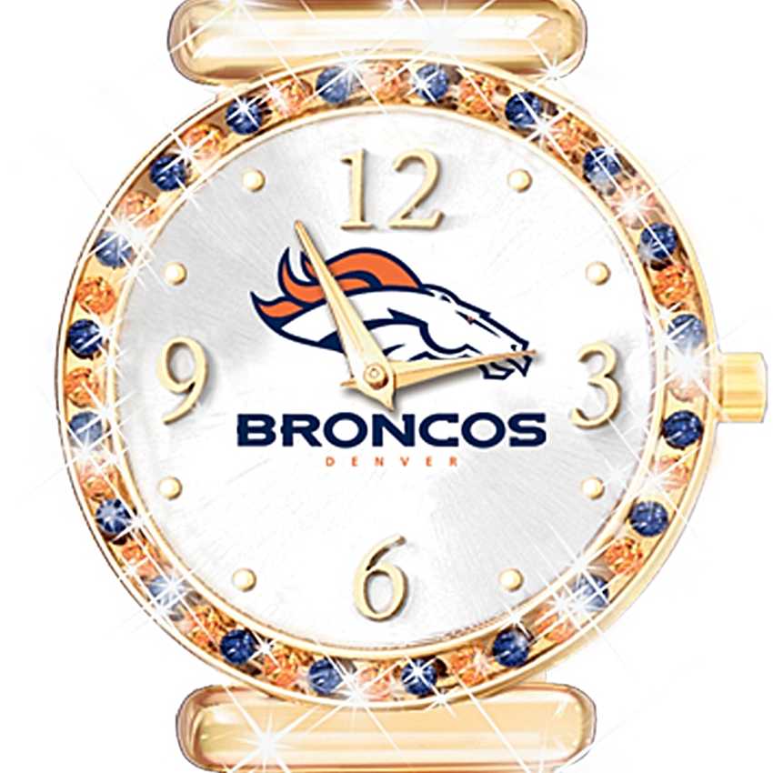 #W041 Invicta NFL Denver Broncos Lady Watch #42751 Crystal Bezel 39mm Quartz NWT model 33100 | InvictaWatch.com main image 3