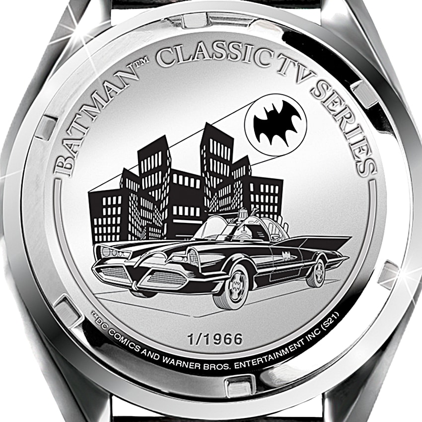 【完動美品】1966年 アメリカ 公式 バットマンクラブ 時計 BATMAN BATMAN Mens Stainless Steel Watch Featuring Design Elements