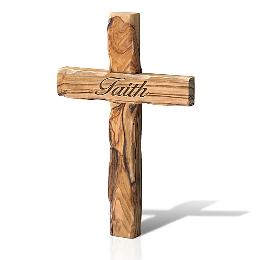 Warner Sallman The Lords Prayer Holy Land Olive Wood Prayer Cross