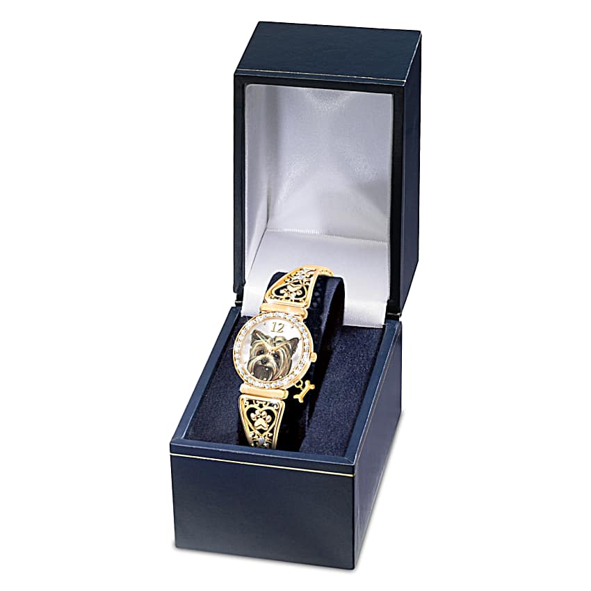 Forever Faithful Dog Precision Quartz Movement Womens Watch display picture 1