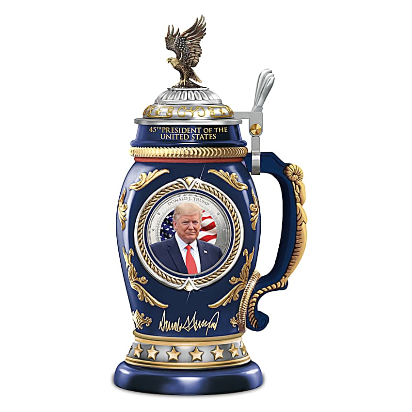 President Donald J. Trump Patriotic Triple-Fired Heirloom