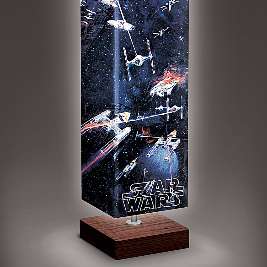 Star Wars Battle Of The Death Star Floor Lamp With Foot Pedal Switch