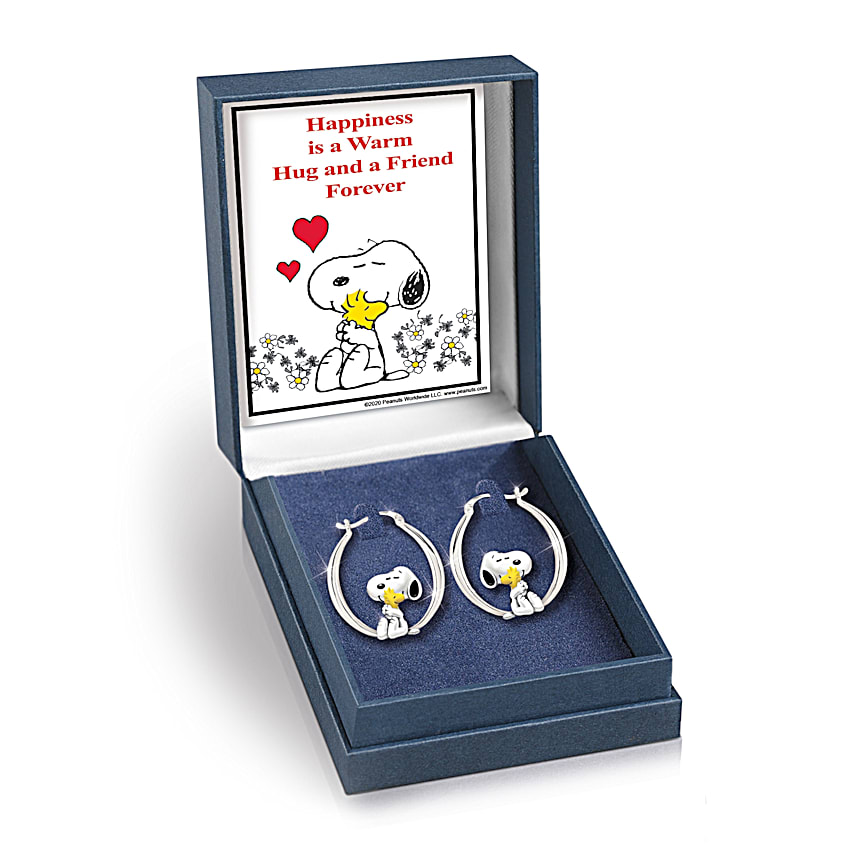 PEANUTS Snoopy And Woodstock Friends Forever Sterling Silver 