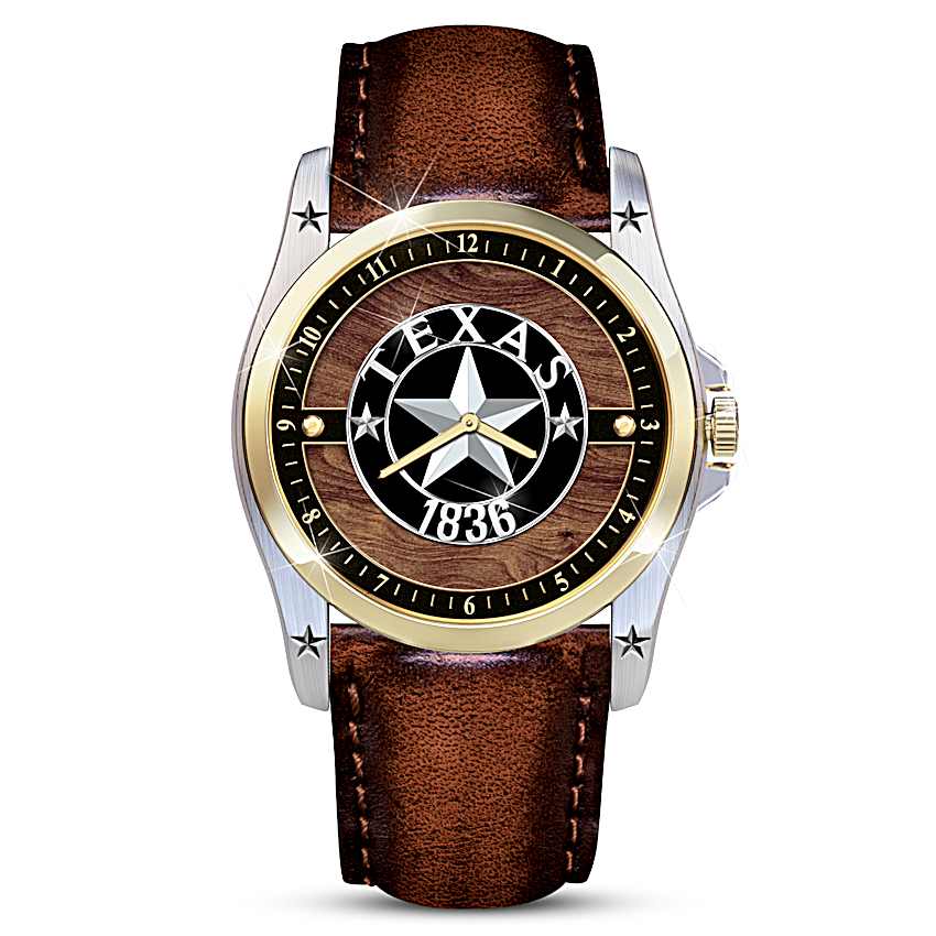 Stainless Steel Texas Watch Featuring Lone Star State  display picture 3