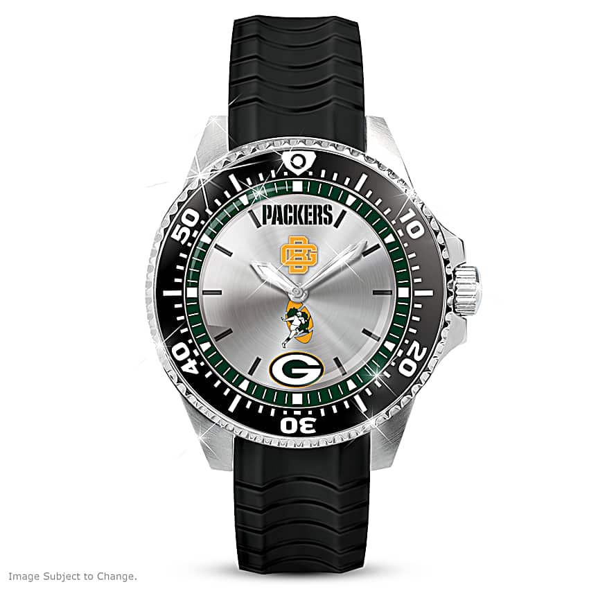 The Bradford Exchange Packers Women\'s Watch-Official Licensed NFL Timepiece My Green Bay Packers NFL Womens Stretch Watch main image 4
