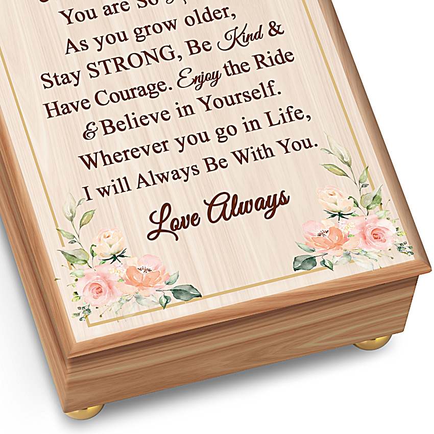 My Great-Granddaughter, I Love You Forever Honey Oak-Toned Wooden
