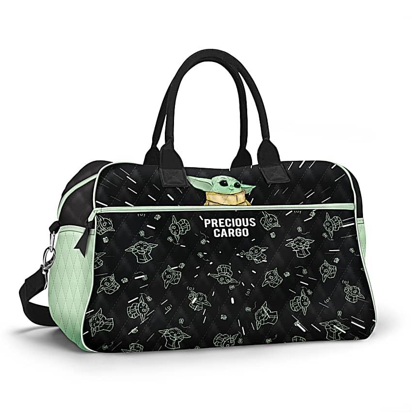 STAR WARS The Mandalorian Precious Cargo Black Quilted Tote Bag