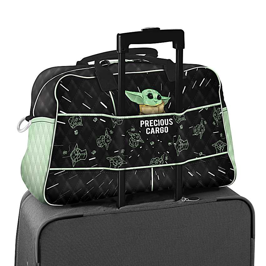 STAR WARS The Mandalorian Precious Cargo Black Quilted Tote Bag