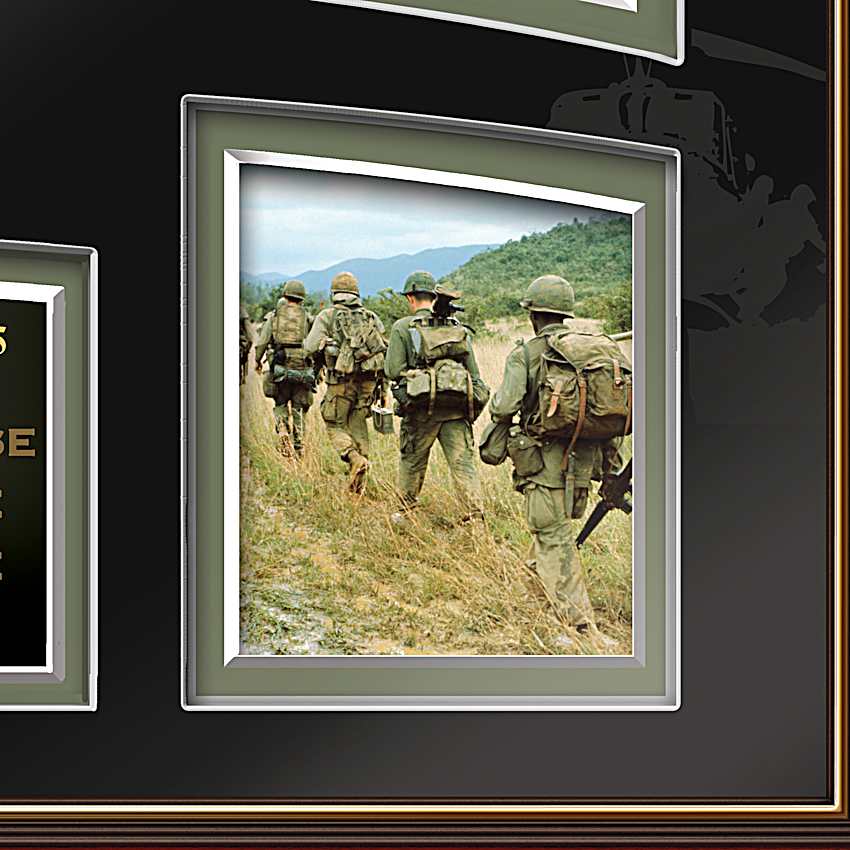 スターウォーズ メモリアルプレート Lest We Forget Vietnam War Framed Wall Decor Featuring Photos Of