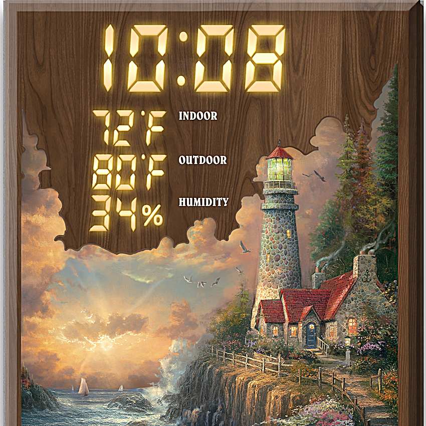 Weather Station That Tracks Time, Temperature And Humidity  display picture 1