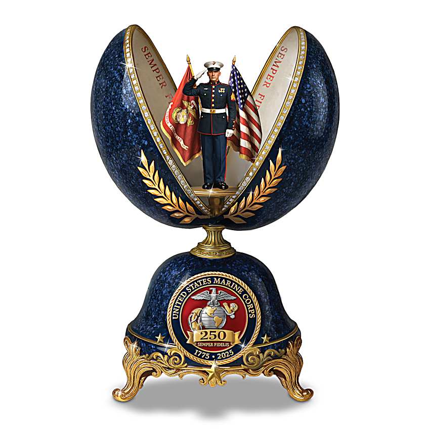 United States Marine Corps 250th Anniversary Music Box