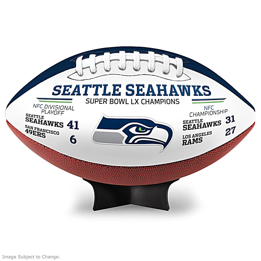Seattle Seahawks Super Bowl LX Champions NFL Commemorative