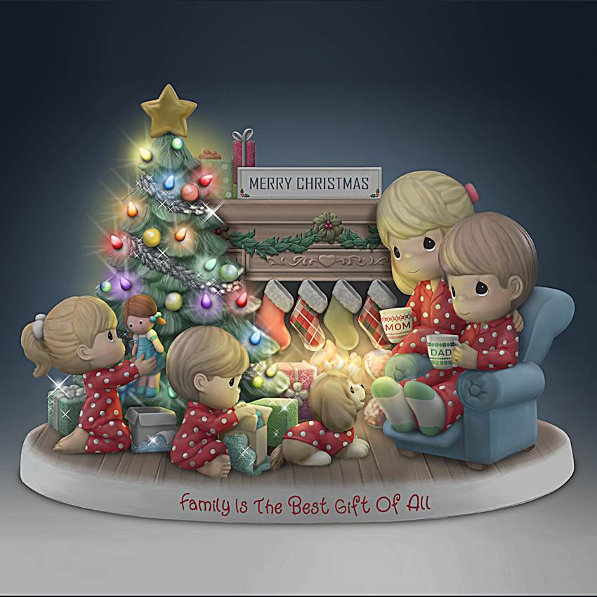 Precious Moments Family Is The Best Gift Of All Hand-Painted