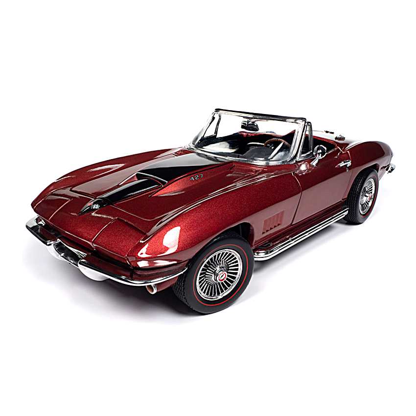  1シリーズ E88コンバーチブル1/18 1967 Chevrolet Corvette L88 Convertible 1:18-Scale Diecast Car