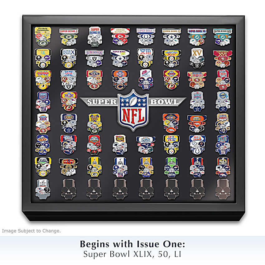 NFL Super Bowl Pin Football Team Collection