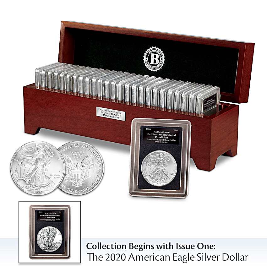 Complete American Eagle Silver Dollar Coin Collection