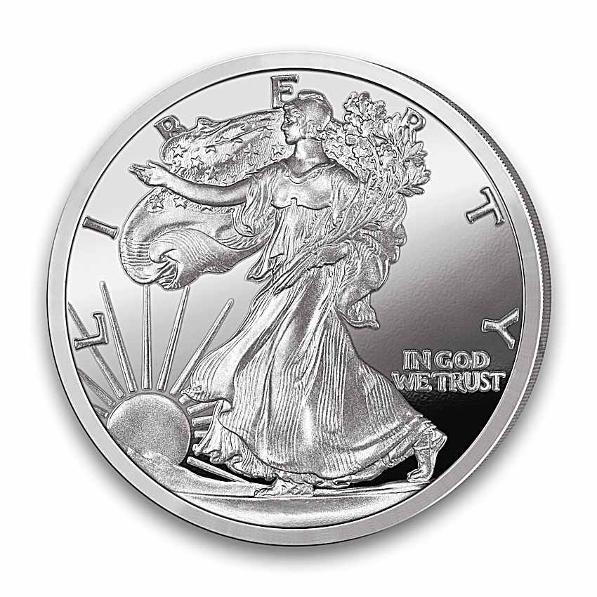 The Walking Liberty War Years 99.9% Silver-Plated Proof Coin