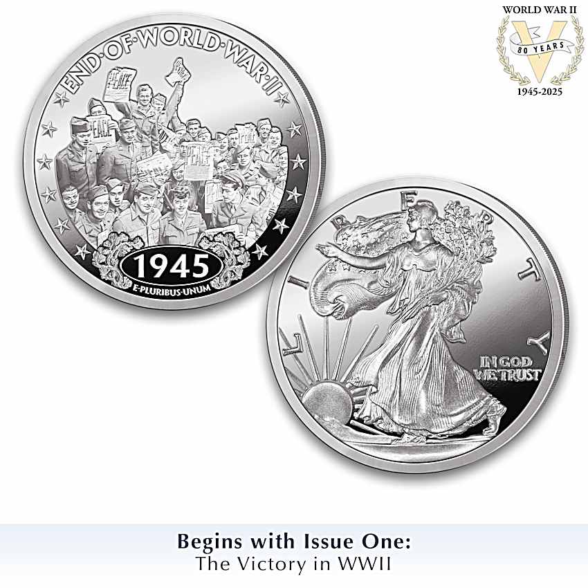 The Walking Liberty War Years 99.9% Silver-Plated Proof Coin