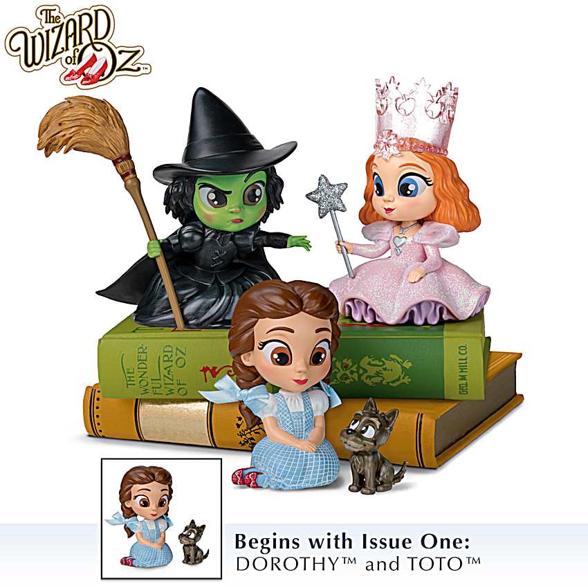 THE WIZARD OF OZ Hand-Painted Figures Featuring Movie Characters 