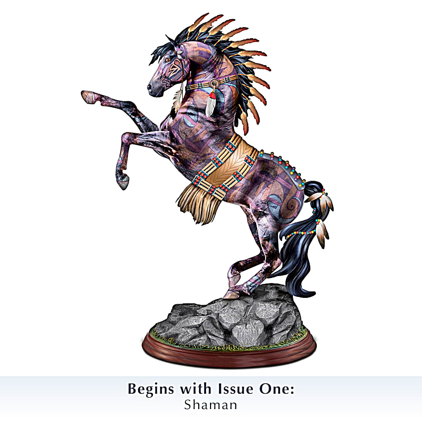 さるたか　希少珍品　ブリキ　【HORSE VAN】フリクション The Legend Of The Spirit Pony Sculpture Collection