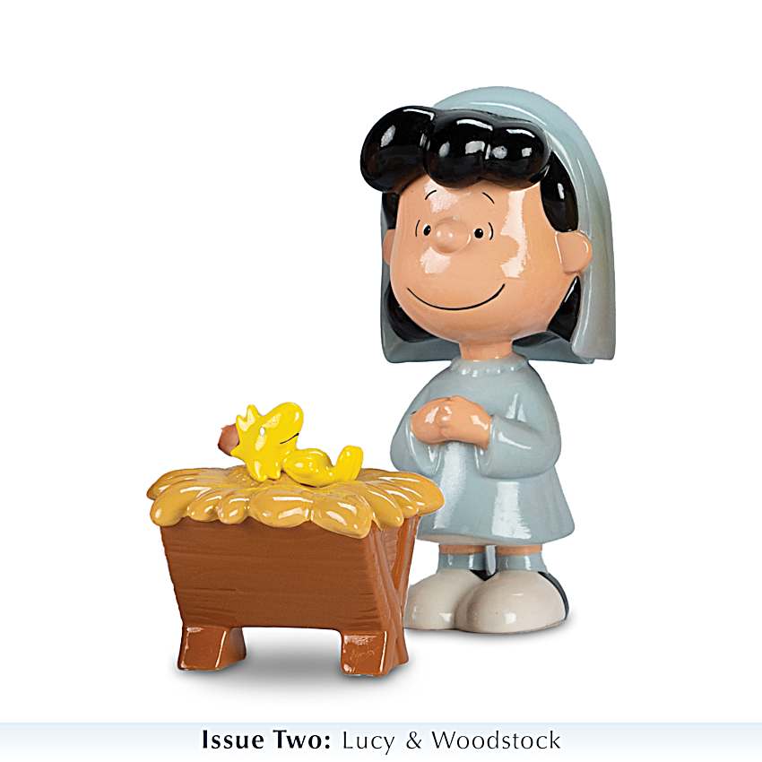The PEANUTS Christmas Pageant Heirloom Porcelain Figurine Collection