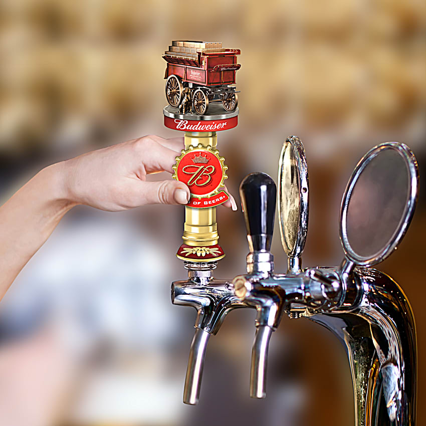 Budweiser Heirloom Vintage-Style Sculpted Tap Handle Collection