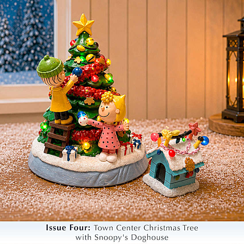 PEANUTS Illuminated Christmas Village Collection