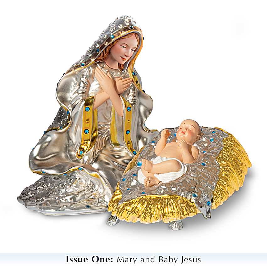 Divine Reflections Nativity Figurine Collection Featuring Mary