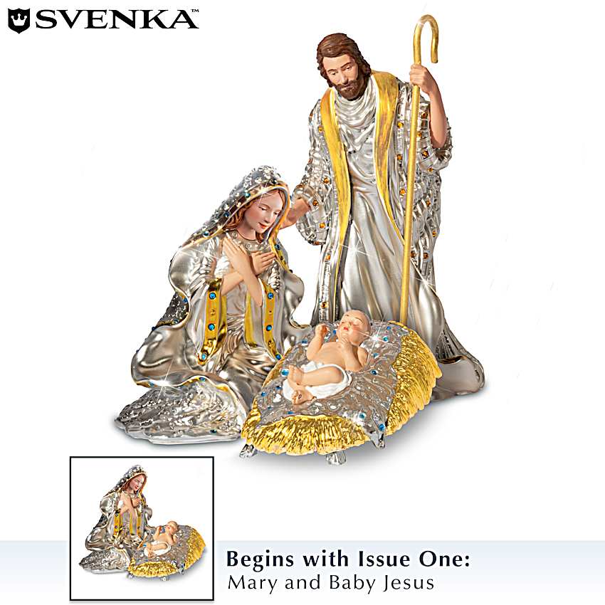 Divine Reflections Nativity Figurine Collection Featuring Mary