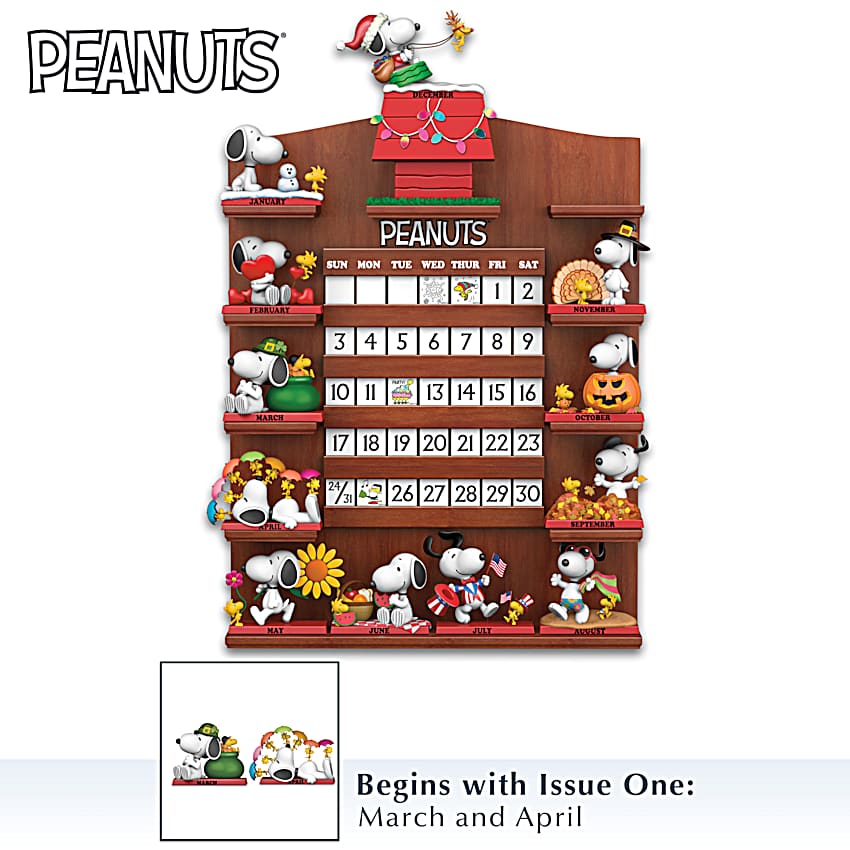 PEANUTS Snoopy Through The Seasons Perpetual Calendar Collection
