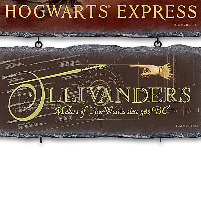 HARRY POTTER Full-Color Welcome Sign Collection Featuring Licensed