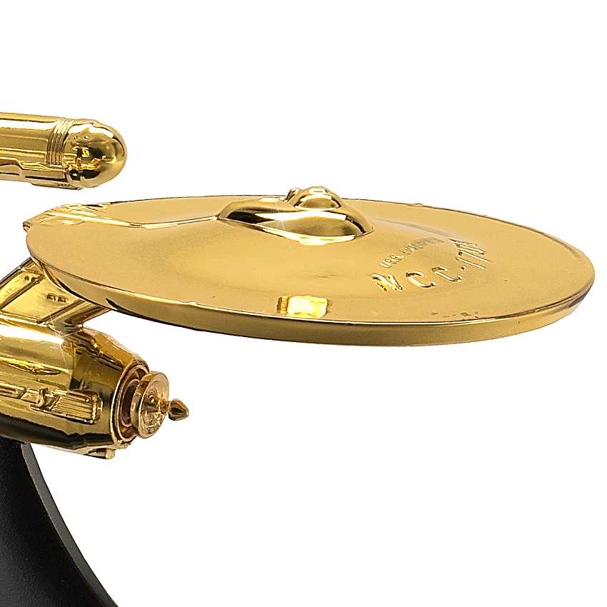 STAR TREK Cast Metal Sculpture Collection Featuring Golden