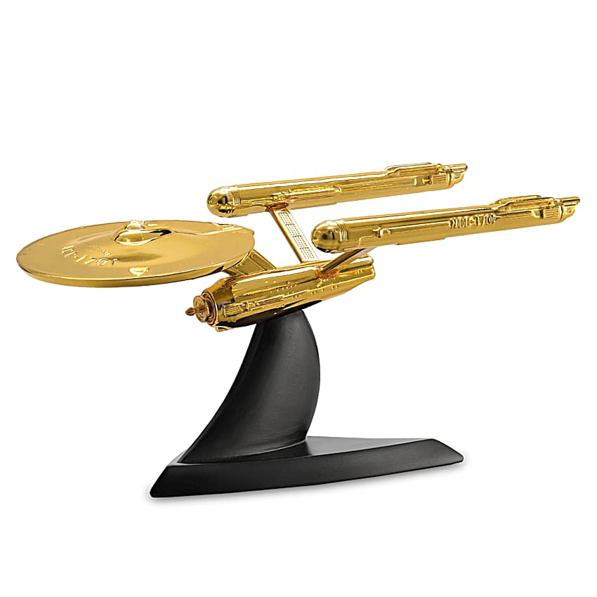 STAR TREK Cast Metal Sculpture Collection Featuring Golden